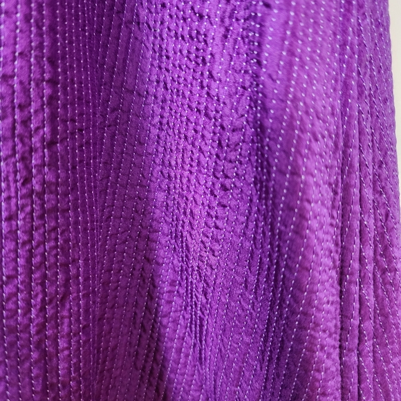 NEERU KUMAR Silk Kantha Jacket~L - Picture 11 of 14